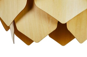 PENDUL CONO, NATURAL, DIN PLACAJ SI METAL, STIL MODERN - Img 3