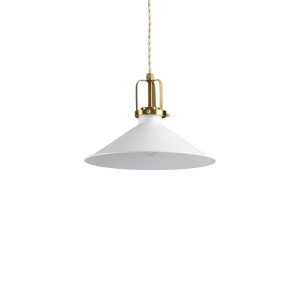 PENDUL ERIS-3 SP1, ALB, DIN METAL, STIL MODERN