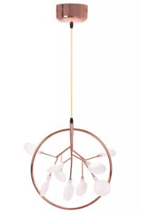 PENDUL GLAMOR APP568-1CP, 160x45 cm, ROZ AURIU, DIN METAL DE INALTA CALITATE, STIL MODERN, TU - Img 4