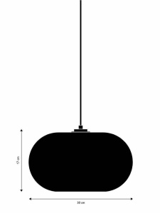 PENDUL KOBE, FUMURIU, DIN METAL SI STICLA, STIL MODERN, B2 - Img 2