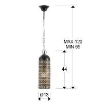 PENDUL LED JAMILA 442851 DESIGN RUSTIC - SCHULLER - Img 3