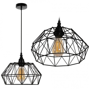 PENDUL LH2005, LOFT STYLE 2005, 30x16/70 cm, NEGRU, DIN OTEL SI METAL DE INALTA CALITATE, STIL MODERN, TU