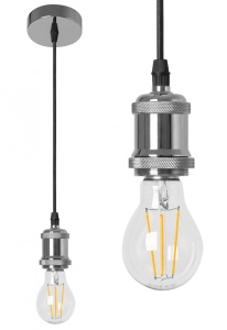 PENDUL LUMO SILVER, 5x100 cm, ARGINTIU, DIN ALUMINIU, STIL MODERN, TU