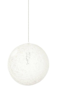 PENDUL LUNA 60, ALB, DIN CANEPA, STIL MODERN, B2