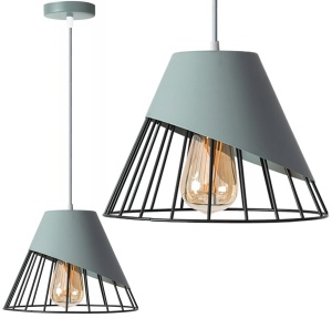PENDUL METAL GREY APP229-1CP, 26x22 cm, GRI SI NEGRU, DIN METAL, STIL MODERN, TU