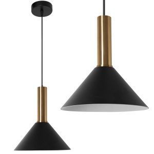 PENDUL OSTI D GOLD / GOLD APP139-1CP, 25x100 cm, NEGRU SI AURIU, DIN ALUMINIU, STIL MODERN, TU
