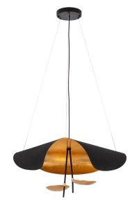 PENDUL STING RAY 80, AURIU/NEGRU, DIN METAL, STIL MODERN, B2 - Img 2