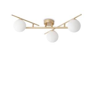PLAFONIERA ATLAS PL3, AURIU, DIN METAL, STIL MODERN