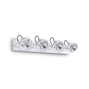 PLAFONIERA GLIM PL4, ALB, DIN METAL, STIL MODERN