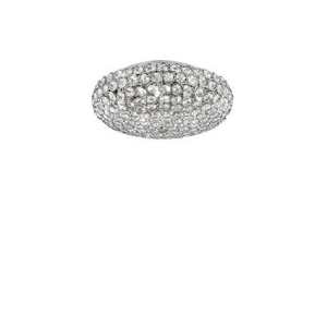 PLAFONIERA KING PL5, CROM, DIN CRISTAL, STIL MODERN