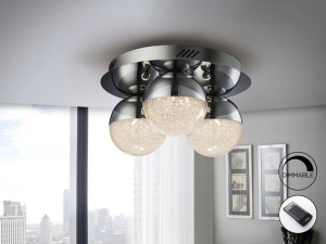 PLAFONIERA LED CU TELECOMANDA SPHERE 794017D - DESIGN MODERN - SCHULLER