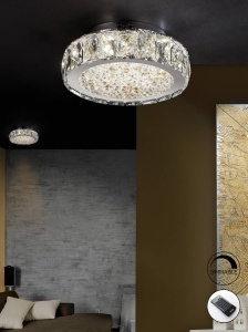 PLAFONIERA LED DANA 456342D, CU LED SI TELECOMANDA INCLUSE, DESIGN MODERN SCHULLER
