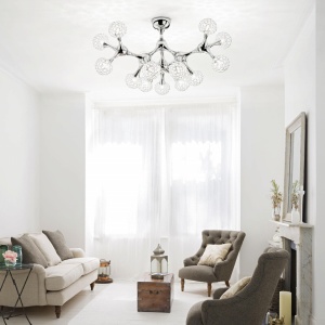 PLAFONIERA NODI CRYSTAL PL15 STIL MODERN IDEAL LUX - Img 2