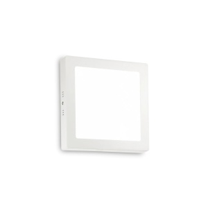 PLAFONIERA UNIVERSAL PL D22 SQUARE, ALB, DIN OTEL, STIL MODERN