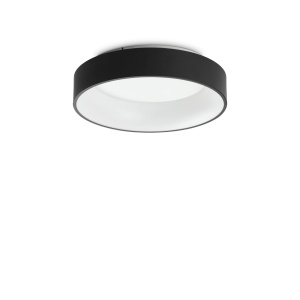 PLAFONIERA ZIGGY PL D045, NEGRU, DIN METAL, STIL MODERN