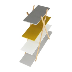 RAFT JENSEN BBP-44, BAMBUS/MULTICOLOR, DIN MDF SI BAMBUS, STIL MODERN, TK - Img 6