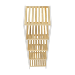 RAFT POLIVALENT TRIGO TYPE 2, ALB/NATURAL, DIN MDF SI LEMN MASIV, STIL MODERN, TK - Img 8