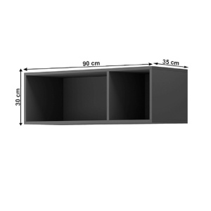 RAFT SUSPENDAT SPRING ER90, GRAFIT, DIN DTD LAMINAT, STIL MODERN, TK - Img 2