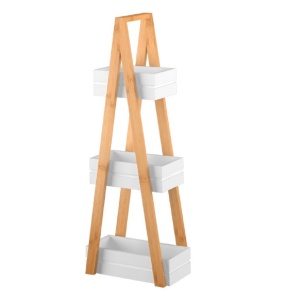RAFT VEGO, BAMBUS/ALB, DIN MDF LACUIT, STIL MODERN, TK - Img 1
