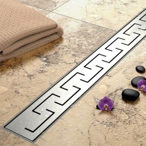 RIGOLA REA, SCURGERE DUS, GREEK 50CM, INOX, CALITATE SUPERIOARA, REA - Img 3