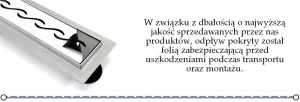 RIGOLA REA, SCURGERE DUS, GREEK 80CM, INOX, CALITATE SUPERIOARA, REA - Img 7