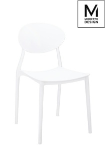 SCAUN ALB DIN POLIPROPILENA FLEX STIL MODERN B2
