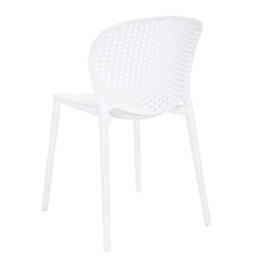 SCAUN ALB DIN POLIPROPILENA VENTO STIL MODERN B2 - Img 2