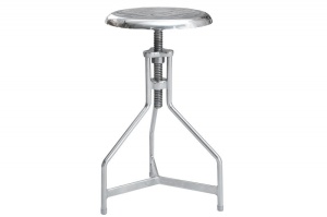 SCAUN ARGINTIU FACTORY 38062 - DESIGN VINTAGE/INDUSTRIAL - Img 5