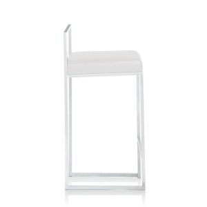 SCAUN BAR, DODO, 77CM, CADRUL DIN METAL SI PIELE ECO, STIL MODERN - Img 2