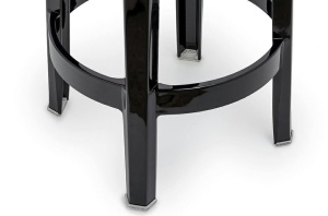 SCAUN DE BAR NEGRU HOKER CHARLES 75, STIL MODERN - Img 4