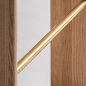 SCAUN DE BAR SERNIER 98CM, DIN LEMN, METAL SI TEXTIL, STIL MODERN, VICAL HOME - Img 9