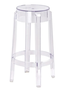 SCAUN DE BAR TRANSPARENT HOKER CHARLES 75 STIL MODERN B2