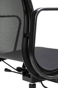 SCAUN DE BIROU AERON PREMIUM, NEGRU, MATERIAL TEXTIL/PLASA SI METAL, STIL MODERN - Img 5
