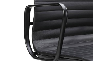 SCAUN DE BIROU AERON PRESTIGE PLUS, NEGRU, PIELE NATURALA SI METAL, STIL MODERN - Img 7