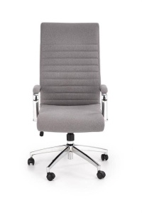 SCAUN DE BIROU VETTEL, GRI/CROM, STIL MODERN,HALMAR - Img 1