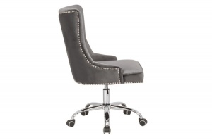 SCAUN DE BIROU, VICTORIAN GRI, COD 38791, DIN CATIFEA, DESIGN ELEGANT - Img 3