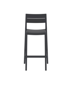 SCAUN DE TERASA DE BAR CAPRI 23, REALIZAT DIN PLASTIC, CULOARE NEGRU, PENTRU UZ COMERCIAL, ARTIM GROUP SELECTION - Img 2
