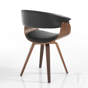 SCAUN DEOSEBIT, VISBY, CADRUL DIN FURNIR SI PIELE ECO, STIL MODERN, COD 4372 - Img 3