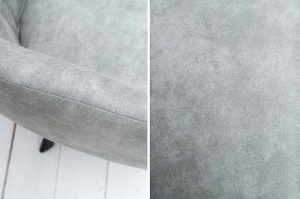 SCAUN ,DESIGN VINTAGE/INDUSTRIAL, LUCCA, GRI/NEGRU, COD 38310 - Img 3