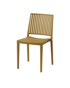 SCAUN DIN PLASTIC PENTRU TERASA GOMERA 315 , CULOARE GALBEN MUSTAR, PENTRU UZ COMERCIAL, ARTIM GROUP SELECTION