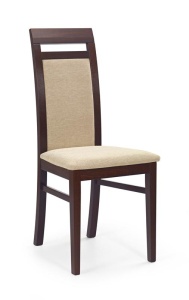 SCAUN DINING ALBERT NUC/BEJ STIL CLASIC HALMAR - Img 1