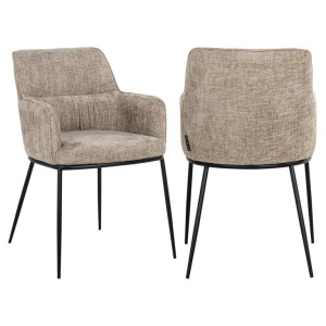 SCAUN DINING BELLA RENEGADE DESERT 109, S4725, CONFECTIONAT DIN 100% POLIESTER SPUMA SI METAL, RICHMOND INTERIORS