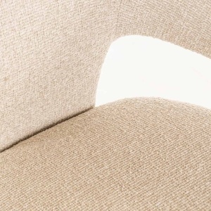 SCAUN DINING BELLE, REALIZAT DIN LEMN, FURNIR SI TEXTIL IGNIFUG, CULOARE CREM, DESIGN DEOSEBIT, RICHMOND INTERIORS - Img 9