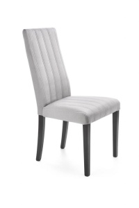 SCAUN DINING DIEGO 2, GRI MONOLITH 85/NEGRU, CU TAPITERIE DIN CATIFEA SI PICIOARE DIN LEMN MASIV, STIL CLASIC - Img 1
