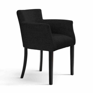 SCAUN DINING FARO, NEGRU, STIL CLASIC - Img 2