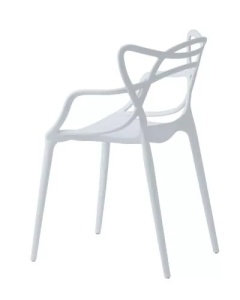 SCAUN DINING/GRADINA, ALB, DIN POLIPROPILENA, ARTIM GROUP SELECTION - Img 3