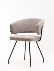 SCAUN DINING INSIDE GRI/NEGRU, STIL MODERN, ATR