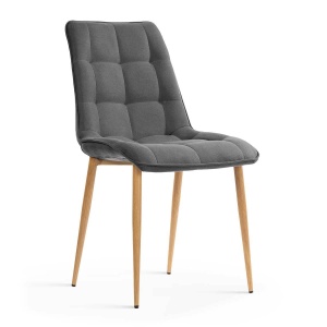 SCAUN DINING MARCO, GRI INCHIS/STEJAR, STIL MODERN, ATR