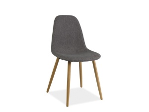 SCAUN DINING RUBI GRI/FAG STIL SCANDINAV