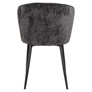 SCAUN DINING SANDY GRAPHITE, S4730, CONFECTIONAT DIN 100% POLIESTER, METAL, SPUMA SI PLACAJ, RICHMOND INTERIORS - Img 2